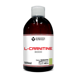 Scientiffic Nutrition L-Carnitine 3000mg 500ml Manzana