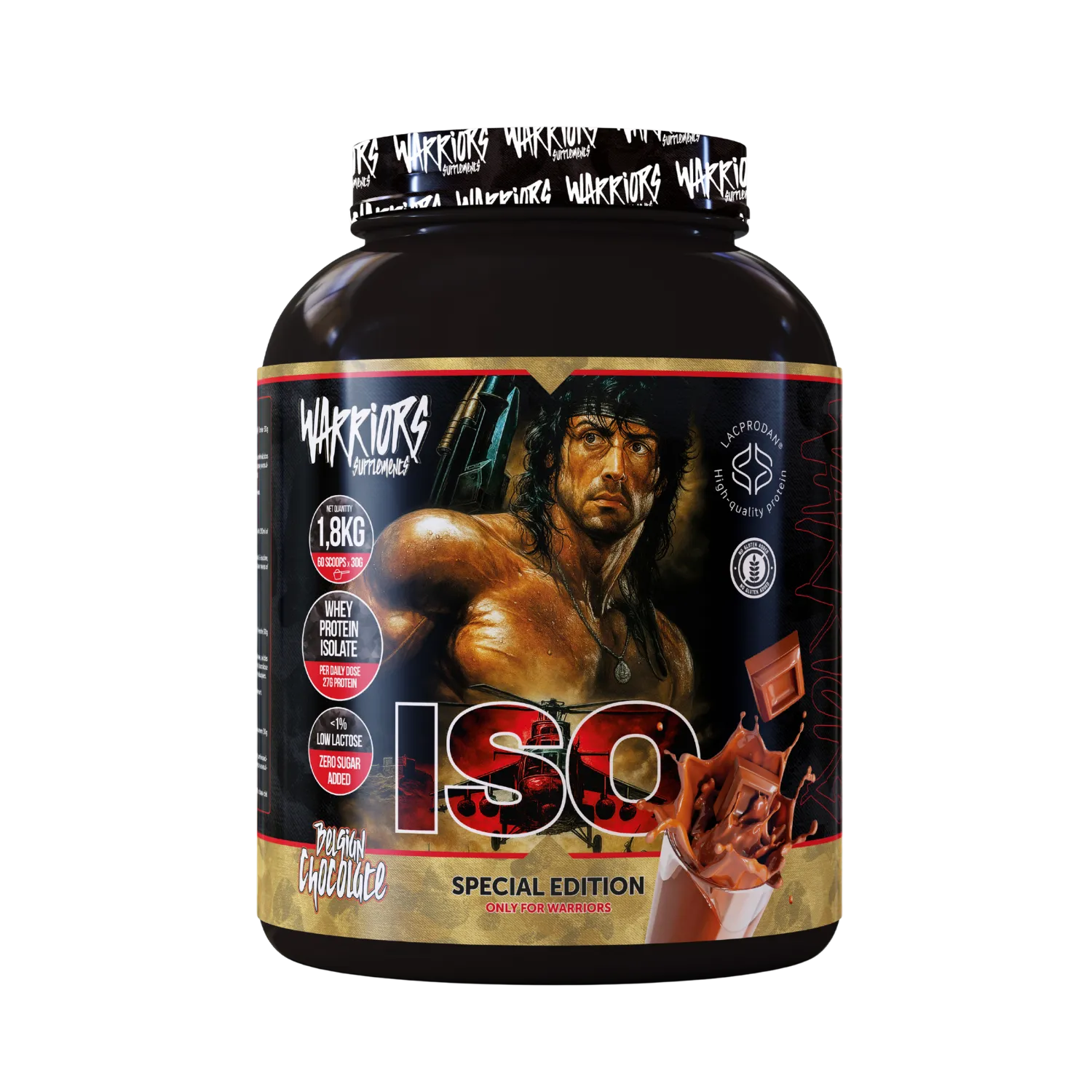 Edición especial RAMBO - ISO Warriors Supplements - 89% aislado Lacprodan®