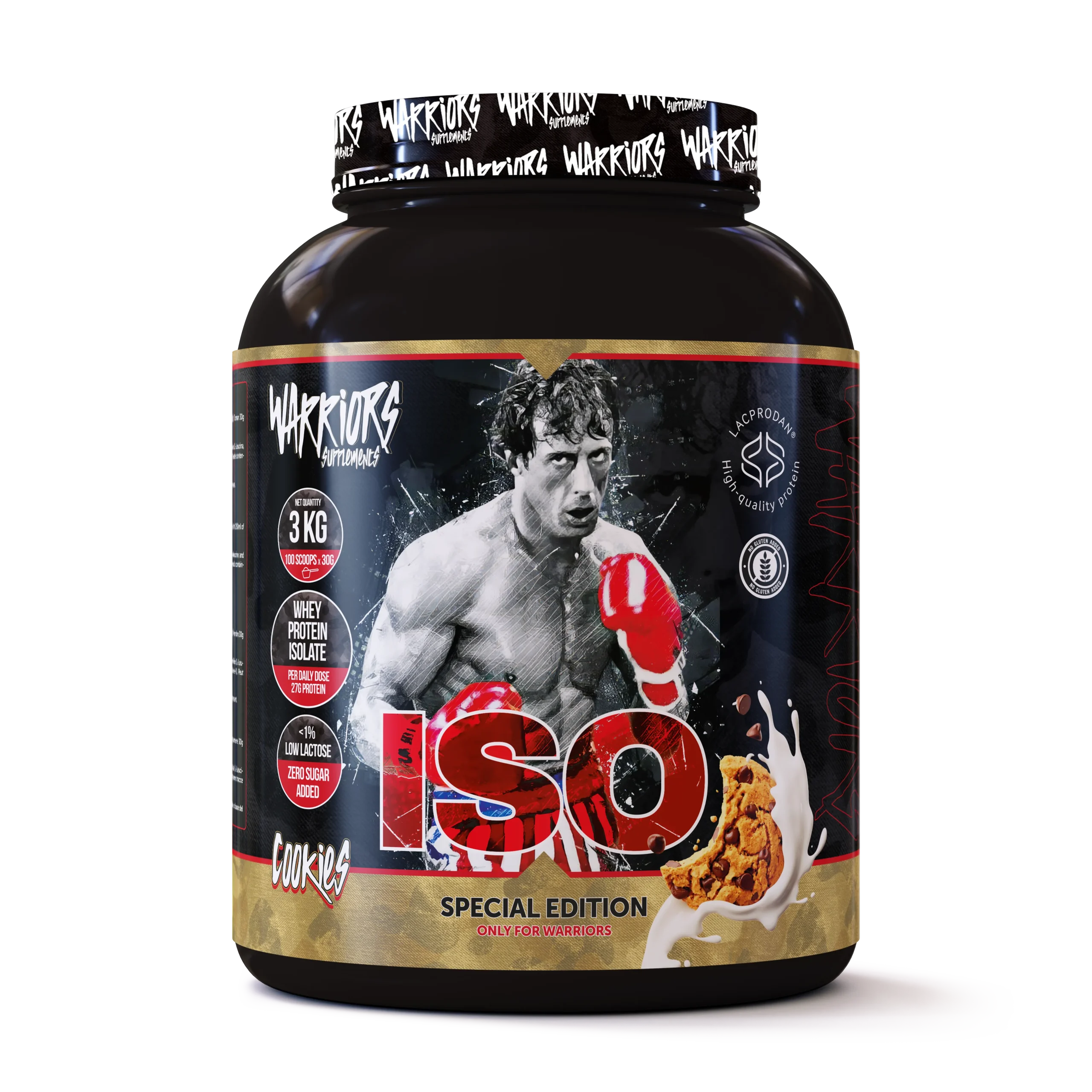 Edición especial ROCKY - ISO Warriors Supplements - 89% aislado Lacprodan®